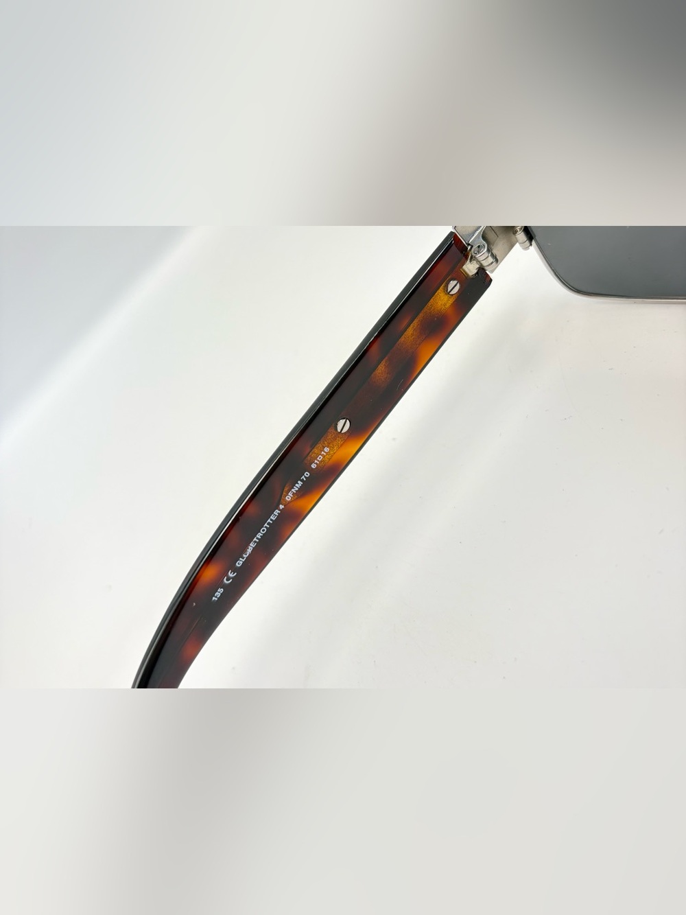 Carrera Globetrotter 4 Silver Oval Metal Sunglasses Frames Only - Picture 8 of 8